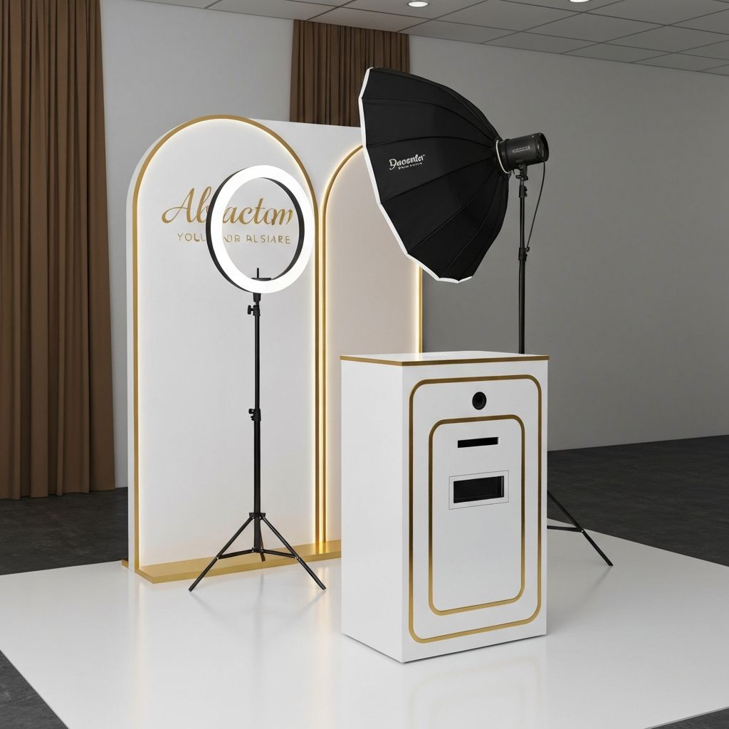 Premium photo booth setup